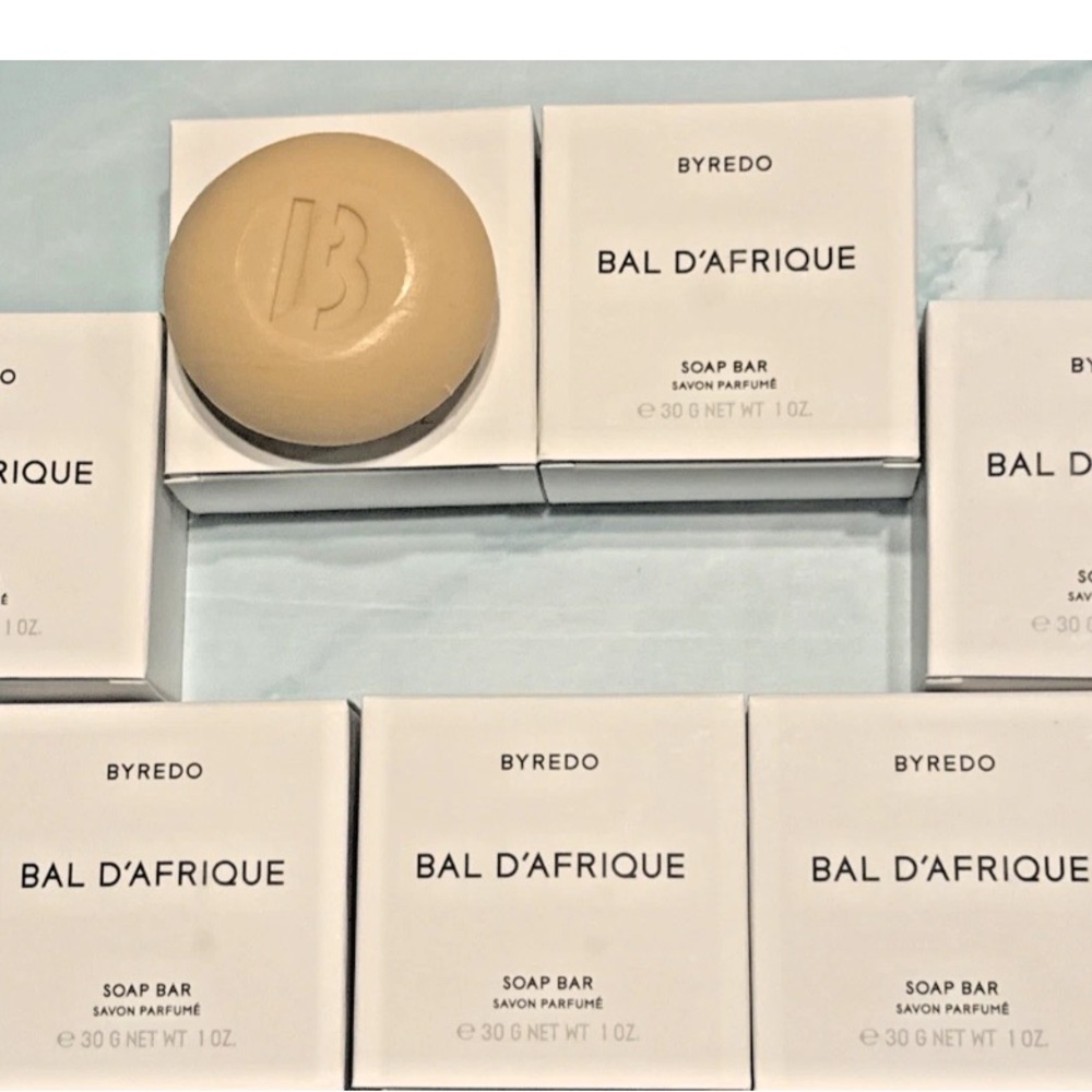 Bundle Lot of 5 BYREDO ~ Bal D’Afrique ~ Scented Bar Soap 1.0 oz X 5 GREAT GIFT!